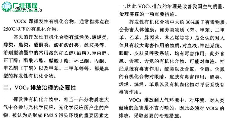 塑料包装VOCs废气治理