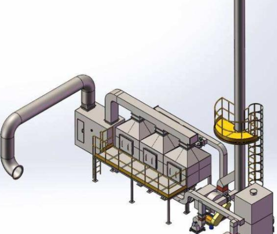 活性炭吸脱附与催化燃烧装置