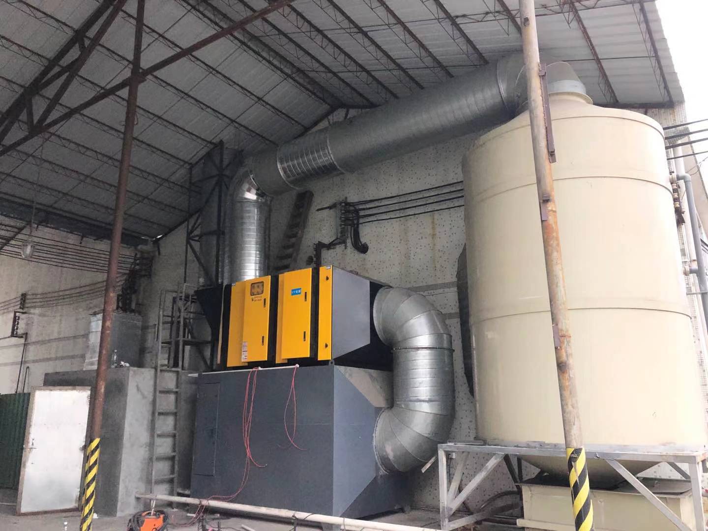 昶联灵山厂加装UV光解，活性炭更换